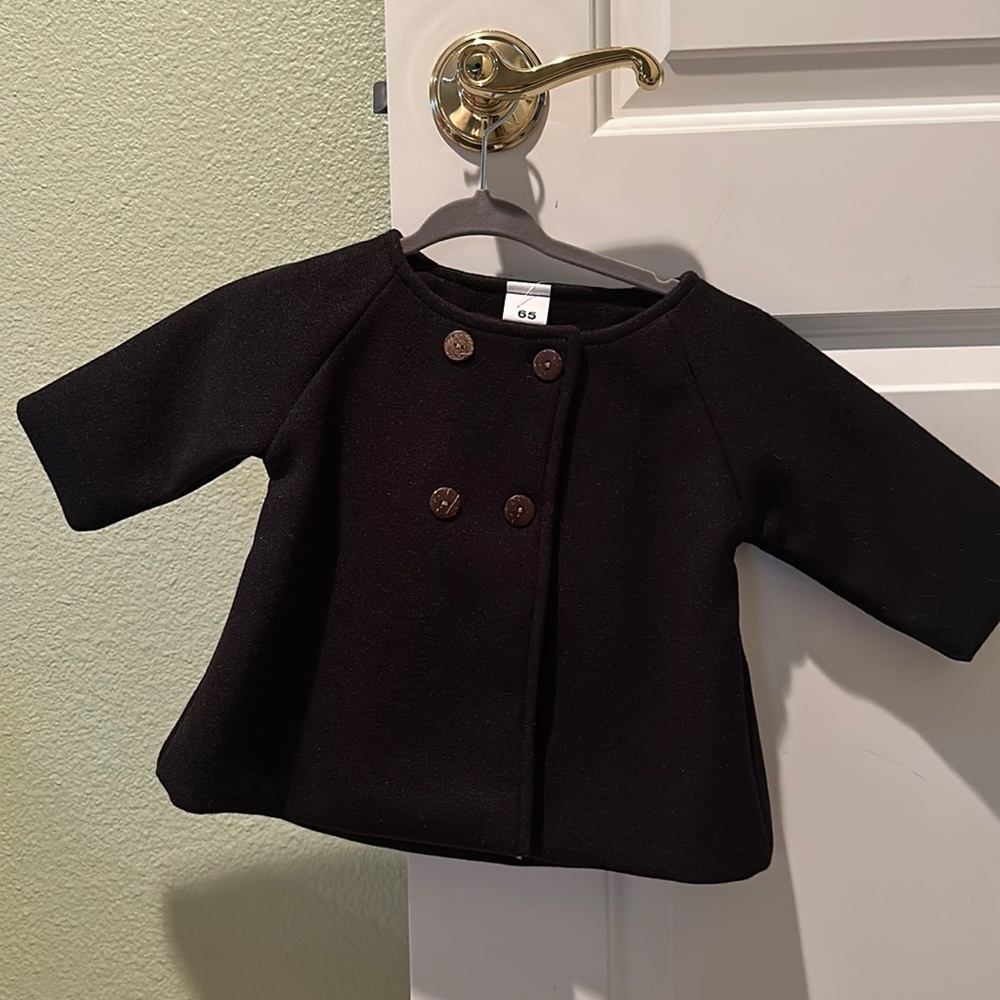 Black pea coat brand new with tags